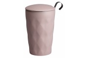Theemok "Crystal Lux ROSE" met theezeef